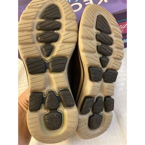 Skechers go walk luxe air cooled goga mat #15913 Brown color - Picture 3 of 5